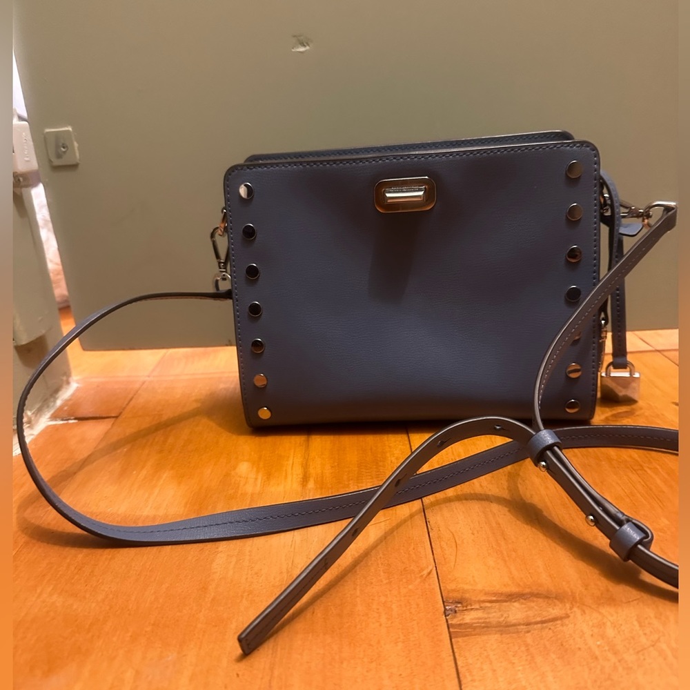 Blue Studded Michael Kors Purse